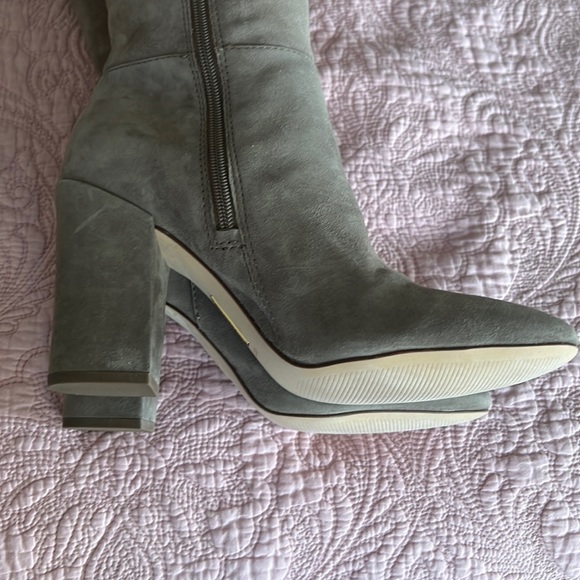 NEW! Louise et Cie Veron Gravel Luxe Suede Over-the-knee Boots - Picture 5 of 6